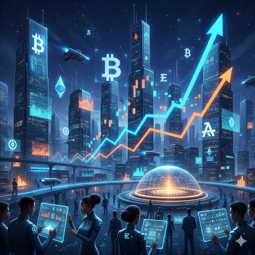 Tendencias del mercado cripto en 2025, oportunidades de inversión en criptomonedas, futuro de blockchain y desafíos regulatorios.